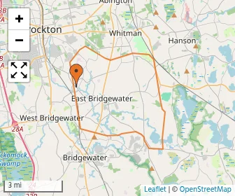 Area schools map